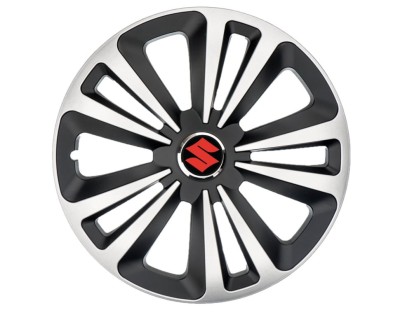 Set 4 Capace Roti Terra Gri-Negru R15 pentru gama auto Suzuki foto