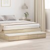 VidaXL Sertare pentru pat cu sertar Stejar sonoma 140 x 36.5 x 16.5 cm 866949