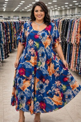 Rochie Maxi din Vascoza cod 0045Marimea foto