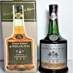 rare cognac Prince Hubert de Polignac, Cl 73 GR. 40 ANII 1970