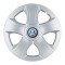 Set 4 Capace Roti 16 inchi (R16) Bis Gri, Compatibile Cu Volkswagen
