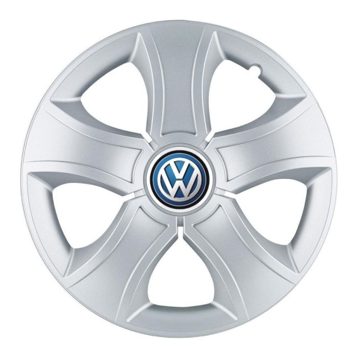 Set 4 Capace Roti 16 inchi (R16) Bis Gri, Compatibile Cu Volkswagen