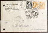 ROMANIA 1926 - Imprimat (Carte Postala) cu antet ARNOLD KRAFT CERNAUTI - circulata la Silistra, destinatar CALINESCU SI FII MAGAZIN COLONIALE