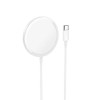 Incarcator wireless, Hoco CW52, MagSafe, 9V, 2A, Cablu 1m cu Mufa type-C, Alb