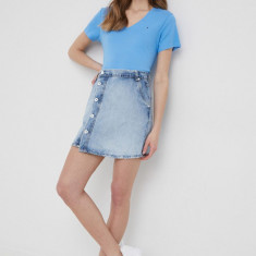 Pepe Jeans fusta jeans Hannah mini, creion