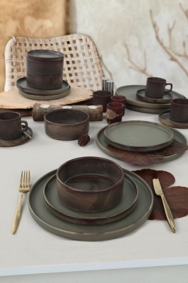 Keramika Set de vesela - Ground Stackable - 20 bucăți - 4 - Stoneware foto