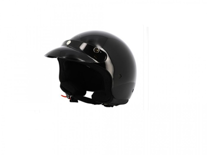 Casca moto open face negru TRENDY T-100, marimea L