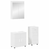 vidaXL Set de mobilier pentru baie cu sertar TULUM Alb Lemn compozit 3398024