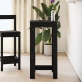 vidaXL Masă Bar Stejar Negru Lemn Prelucrat 51x50x103,5 cm