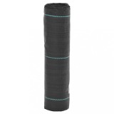 Membrana Antiburuieni vidaXL, 0.5 x 50m, Polipropilena, UV Stabilizata, Permeabila, Negru, 60 g/m&sup2;