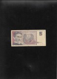 Iugoslavia 5 novih dinara 1994 seria1613721