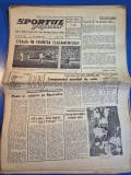 ziarul sportul popular 1 septembrie 1966 - fotbal steaua bucuresti in fruntea clasamentului