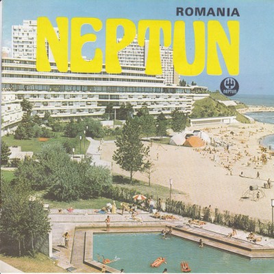 AMS @ - PLIANT RECLAMA &amp;Icirc;N LIMBA FINLANDEZĂ DESPRE STATIUNEA NEPTUN perioada RSR - 1, 8 pagini color foto