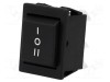 Rocker Switch BULGIN DP3T 16A/250VAC 20A/28VDC Negru