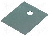 Suport termoconductor din silicon, 17.5mm x 20.5mm x 0.3mm - WS TOP 3/1