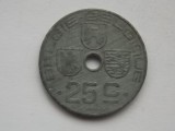 25 CENTIMES 1943 BELGIA-BELGIE-BELGIQUE, Europa