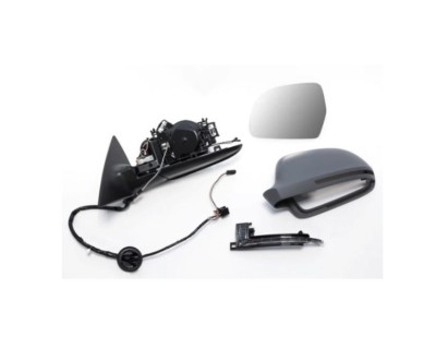 Oglinda usa exterioara AUDI A6 (C6), 10.2008-03.2011, View Max, partea stanga, reglare electrica; grunduit; incalzit; sticla asferica; geam cromat; r foto