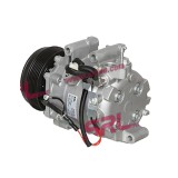 Compresor aer conditionat Honda Civic, 2011-2017, motorizare 1.8 104kw, benzina, rola curea 110 mm, 6 caneluri, tip Sanden: TRSE09