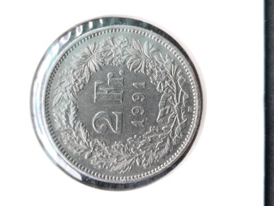 2 Francs 1991, Elvetia - G 4550 foto