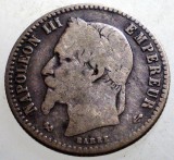 J.019 FRANTA NAPOLEON III 50 CENTIMES 1867 K ARGINT