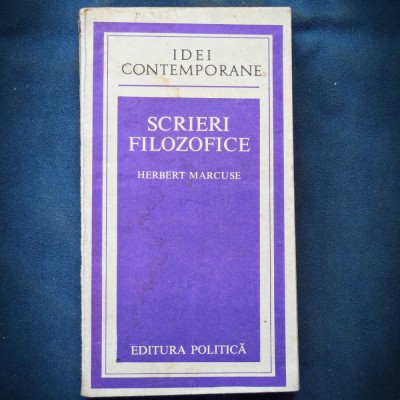 SCRIERI FILOZOFICE - HERBERT MARCUSE - IDEI CONTEMPORANE foto
