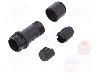 Conector circular, tata, 10 pini, BULGIN - PXP4011/10P/6065