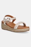 U.S. Polo Assn. sandale ASTRID femei, culoarea bej, toc pana, ASTRID001W/5Y1