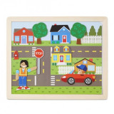 Joc magnetic potriveste piesele Melissa &amp;amp; Doug, 3 ani+, Melissa &amp; Doug