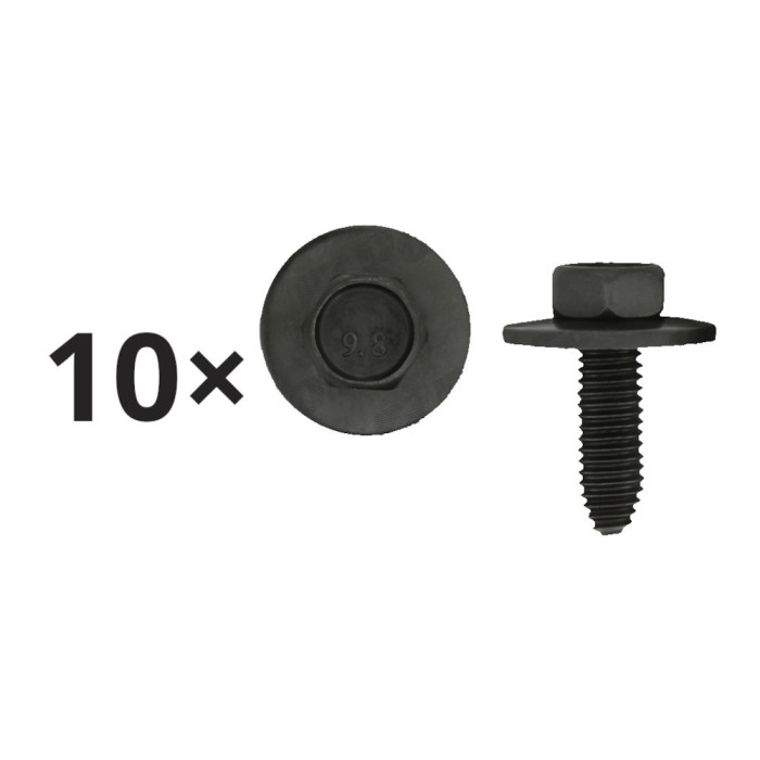Set 10 surub fixare Mercedes Clasa C (W203) 05.00-03.07, Clasa C (W204), Clasa E (W211) 03.02-06.06, Clasa E (W211) Sdn/Estate, Clasa E (W212) Sdn/Es