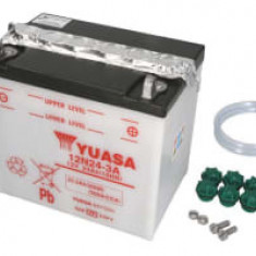 Baterie Acid/Starting YUASA 12V 25,3Ah 200A R+ Maintenance 184x124x175mm Dry charged without acid required quantity of electrolyte 1,8l 12N24-3A fits:
