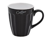 Cana Coffee din ceramica, Negru, 250 ml