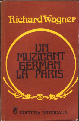 HST C3376 Un muzicant german la Paris de Richard Wagner, 1981 foto