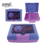 Cutie sandwich compartimentată, S-COOL Meow, 900ml, 17.5x13x6 cm