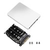 Adaptor Servere Nou de la M.2/2230/2242/2260/2280 la U2, 2in1 NVMe-PCI-e&amp;SATA U.2 SFF-8639 NewTechnology Media
