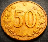 Moneda 50 HALERU - RS CEHOSLOVACIA, anul 1964 * cod 4086