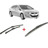 Cumpara ieftin Set 3 stergatoare HYUNDAI i40 I CW (VF) 2011 - 2019, pentru parbriz si luneta, Bosch Twin