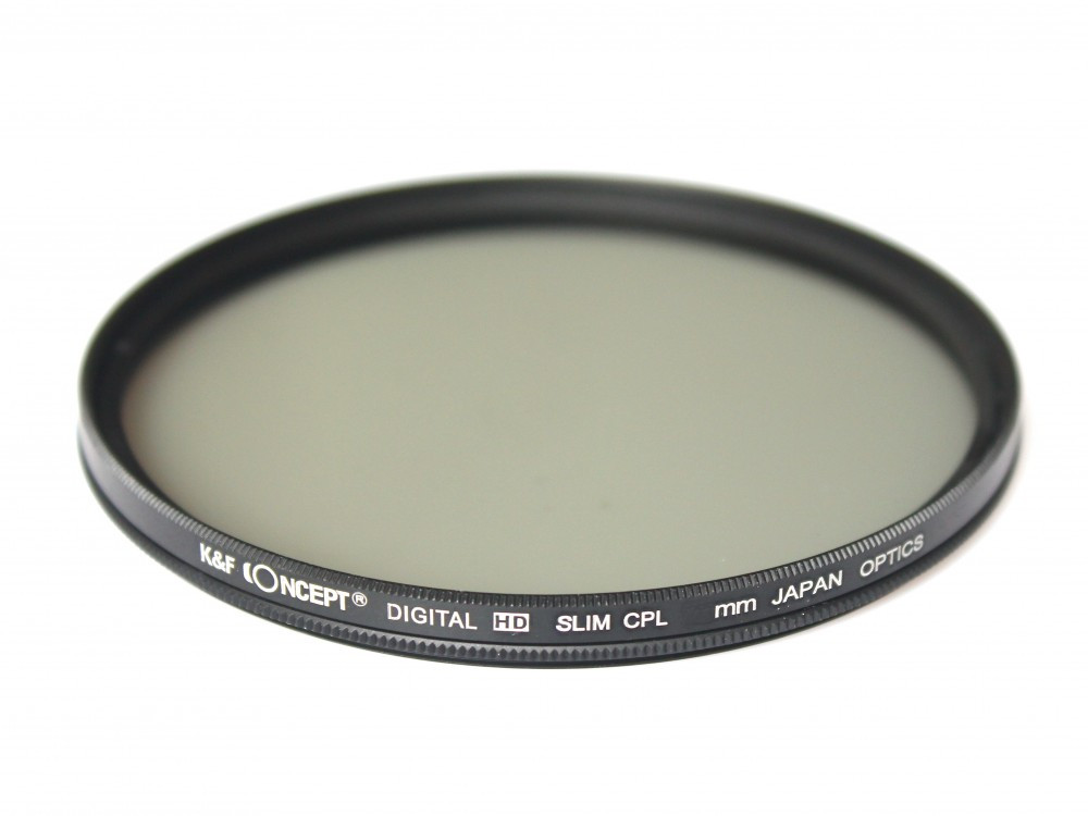 Filtru CPL 58mm Slim K&F Concept pt. obiective Nikon, Canon, Pentax, etc.,  50-60 mm, Polarizare, Kent Faith | Okazii.ro