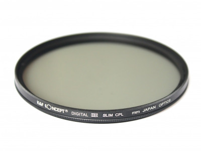 Filtru CPL 58mm Slim K&amp;amp;F Concept pt. obiective Nikon, Canon, Pentax, etc. foto
