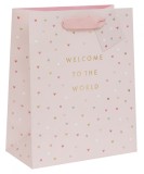 Punga cadou - Tom Welcome To The World - Pink - Large | Glick