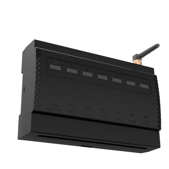 Releu Smart Rovo ERC102 Kinetic, 6 canale, 4x10A, 2x16A WiFi + RF433, Tuya