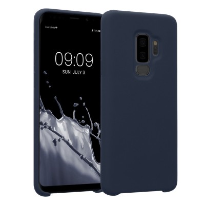 Husa Kwmobile pentru Samsung Galaxy S9 Plus, Silicon, Albastru, 44183.186 foto