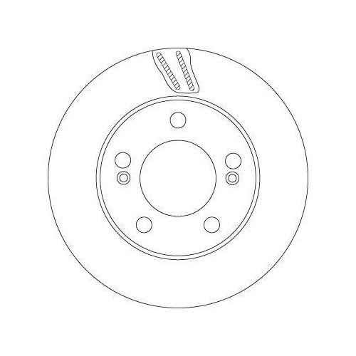 Set disc frana Ssangyong Kyron, Rexton / Rexton 2, Rexton / Rexton 2 Van, Rexton W / Rexton Van, Rexton W / Rexton, Spate, 307X20mm, ventilat, TRW
