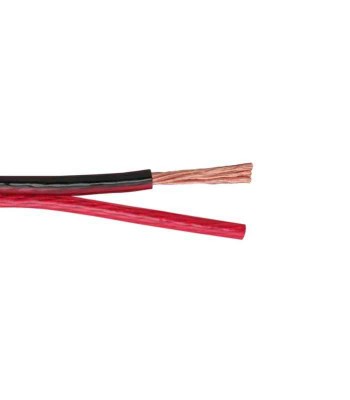Cablu difuzor 2x4mm OFC CCA rosu-negru transparent 1m NEXUS 20021 foto