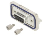 Conector D-Sub 9 pini IP67 CONEC 6STD09SAU99R40X rezistent la apă