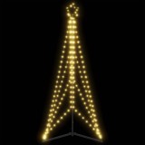 VidaXL Pom de Crăciun LED 363 LED-uri Alb Cald 182 cm