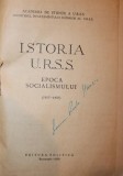 ISTORIA U.R.S.S. si EPOCA SOCIALISMULUI