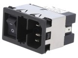 Conector alimentare AC 10A 250VAC
