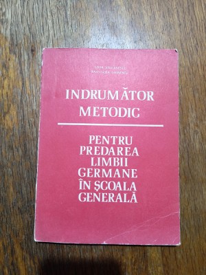 Indrumator metodic pentru predarea limbii germanein scoala generala foto
