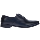 Pantofi barbati eleganti din piele naturala Negru 888N