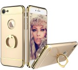 Cumpara ieftin Husa telefon Iphone 7 Plus ofera protectie 3in1 Ultrasubtire - Deluxe Gold Ring